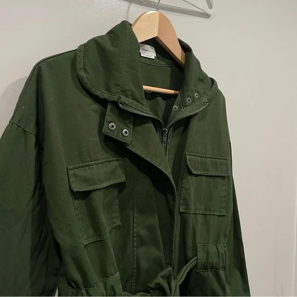Lovers + Freinds Monet Army Utility Jacket Green Size XS - Picture 5 of 8